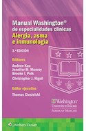 Papel Manual Washington De Especialidades Clínicas. Alergia, Asma E Inmunología Ed.3