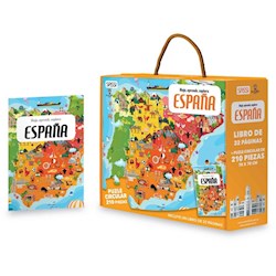 Papel España - Libro + Puzzle Circular