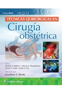 E-book Técnicas Quirúrgicas En Cirugía Obstétrica (Ebook)