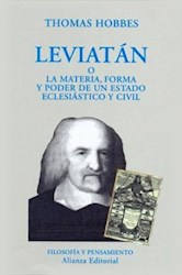 Libro Leviatan O La Materia Forma Y Poder Estado Eclesiastico Y Civil