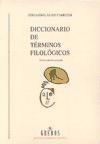 Papel Diccionario De Terminos Filologicos