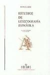 Papel Estudios De Lexicografia Española