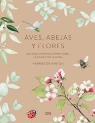Papel Aves, Abejas Y Flores