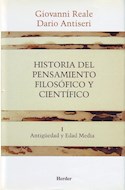 Papel HISTORIA PENSAMIENTO FILOSOFICO Y CIENTIFICO TOMO I