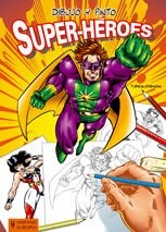Papel Dibujo Y Pinto Super-Heroes