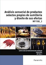 Libro Analisis Sensorial De Productos Selectos Propios De Sumilleria