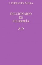 Papel Diccionario De Filosofia Tomo 1 A-D Ferrater