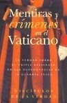 Papel Mentiras Y Crimenes En El Vaticano Oferta