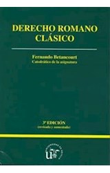  DERECHO ROMANO CLASICO   TERCERA EDICION