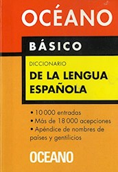 Papel Diccionario Oceano Basico De La Lengua Española