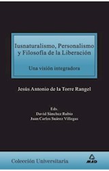  IUSNATURALISMO  PERSONALISMO Y FILOSOFIA DE
