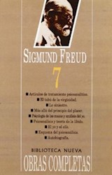 Papel Obras Completas S Freud Tomo 7 Bibl.Nueva