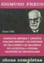 Papel Obras Completas S Freud Tomo 8 Bibl.Nueva