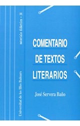  COMENTARIOS DE TEXTOS LITERARIOS