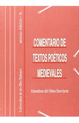  COMENTARIO DE TEXTOS POETICOS MEDIEVALES