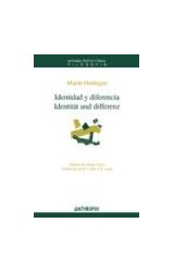 Papel Identidad Y Diferencia / Identität Und Diferenz (Ed. Bilingüe)