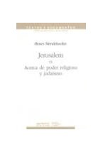 Papel Jerusalem o Acerca de poder religioso y judaísmo (Edición bilingüe)