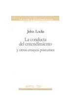 Papel La conducta del entendimiento y otros ensayos póstumos (Edición bilingüe)