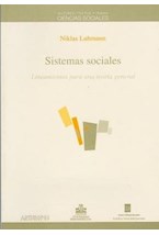 Papel Sistemas sociales: lineamientos para una teoría general