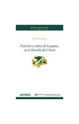 Papel Función y crítica de la guerra en la filosofía de I. Kant
