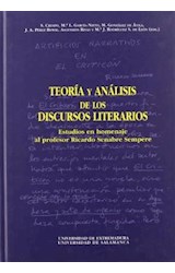 Papel Teoría y análisis de los discursos literarios