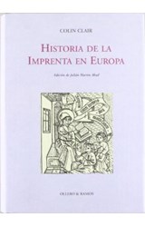  HISTORIA DE LA IMPRENTA EN EUROPA