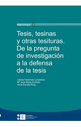 Papel Tesis, tesinas y otras tesituras