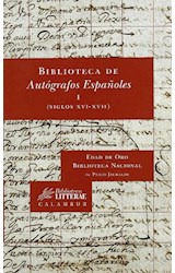 Papel BIBLIOTECA DE AUTOGRAFOS ESPAÑOLES I (SIGLOS XVI-XVII)