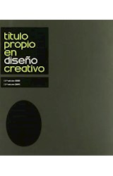  TITULO PROPIO EN DISENO CREATIVO 2  Y 3  ED