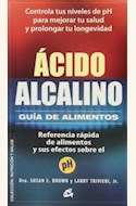 Papel ACIDO ALCALINO, GUIA DE ALIMENTOS