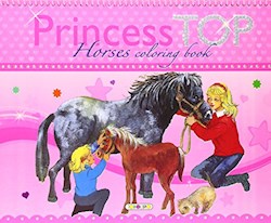 Papel Princess Top Horses Coloring Book