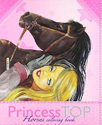 Papel Princess Top Horses Coloring Book