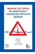 Papel Manual De Crisis En Anestesia Y Pacientes Críticos Sensar