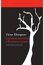 Papel Literatura universal y literatura europea