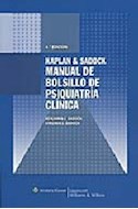 Papel Kaplan & Sadock. Manual De Bolsillo De Psiquiatría Clínica Ed.4