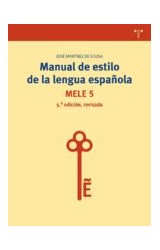 Papel MELE 5 MANUAL DE ESTILO DE LA LENGUA ESPANOLA