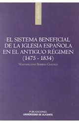 Papel El sistema beneficial de la Iglesia española en el Antiguo Régimen (1475-1834)