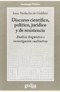 Papel DISCURSO CIENTIFICO, POLITICO, JURIDICO Y DE RESISTENCIA