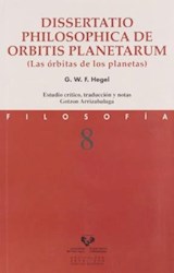 Papel Dissertatio philosophica "De orbitis planetarum"