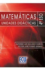  Matemáticas. Unidades didácticas 4.º ESO