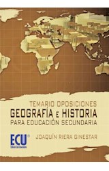  Temario Oposiciones: Geografía e Historia para educación secundaria