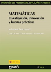 Papel Matematicas Investigacion Innovacion Y Buenas Practicas