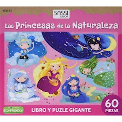 Papel Princesas De La Naturaleza, Las Libro Y Puzzle
