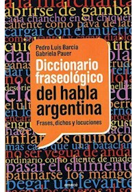 Papel Diccionario Fraseologico Del Habla Argentina