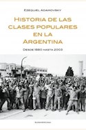 Papel HISTORIA DE LAS CLASES POPULARES EN LA ARGENTINA 2