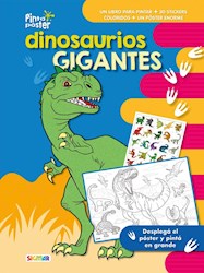 Libro Pinto Poster Dinosaurios Gigantes