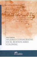Papel MUJERES CONSAGRADAS EN EL BUENOS AIRES COLONIAL