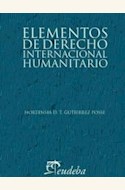 Papel ELEMENTOS DE DERECHO INTERNACIONAL HUMANITARIO
