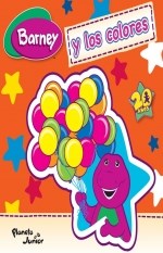 Papel Barney Y Los Colores - Libro De Tela
