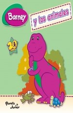 Papel Barney Y Los Animales - Libro De Tela